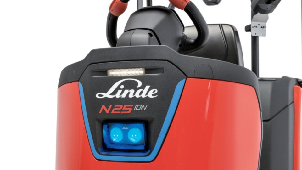 fotografija Linde BlueSpot™ za Linde viljuskar za komisioniranje N20 B, N20-N25, N20-N25 HP