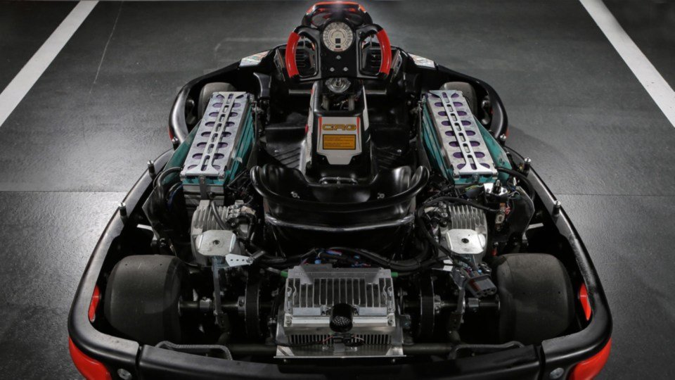 Električno karting vozilo Elektro-Kart E1 na stazi